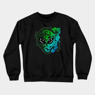 Abstract Alien Crewneck Sweatshirt